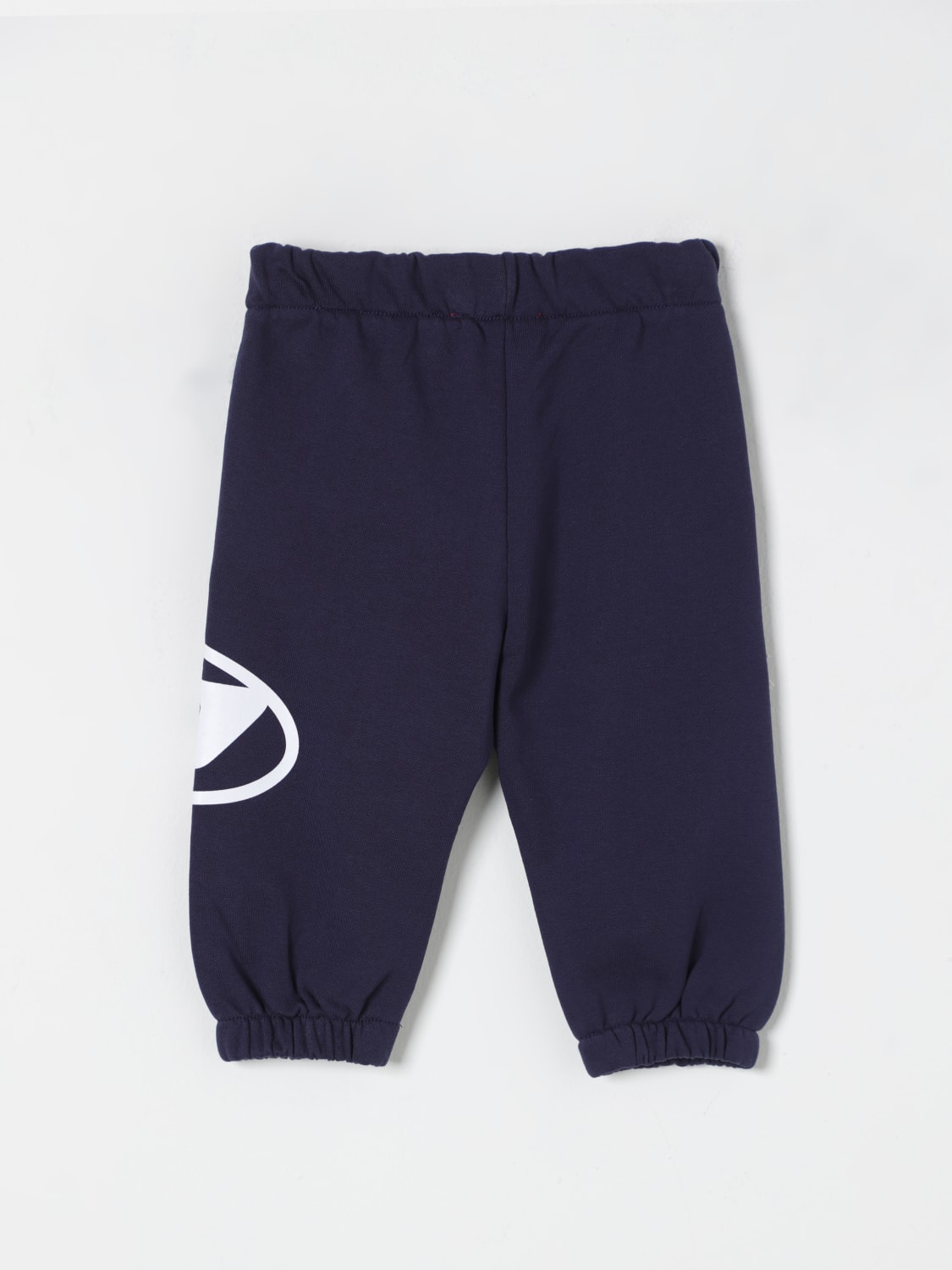 DIESEL PANTALONE: Pantalone Diesel in cotone con logo , Blue - Img 2