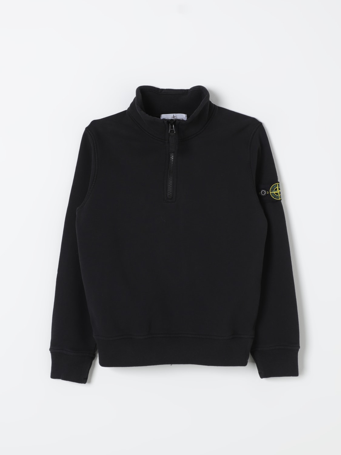 STONE ISLAND JUNIOR: Sweater kids - Black | Stone Island Junior sweater  811661020 online at GIGLIO.COM