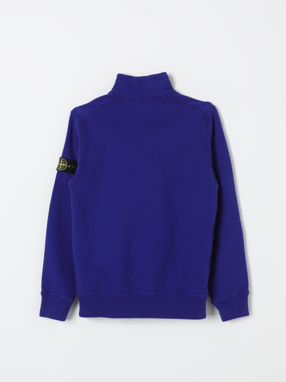 STONE ISLAND JUNIOR PULLOVER: Pullover kinder Stone Island Junior, Royal Blue - Img 2