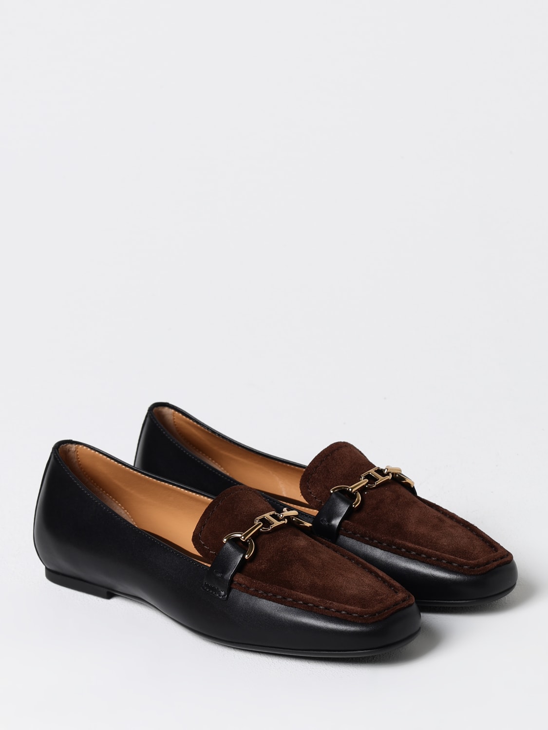 TOD'S MOCASSINS: Sandales plates femme Tod's, Noir - Img 2