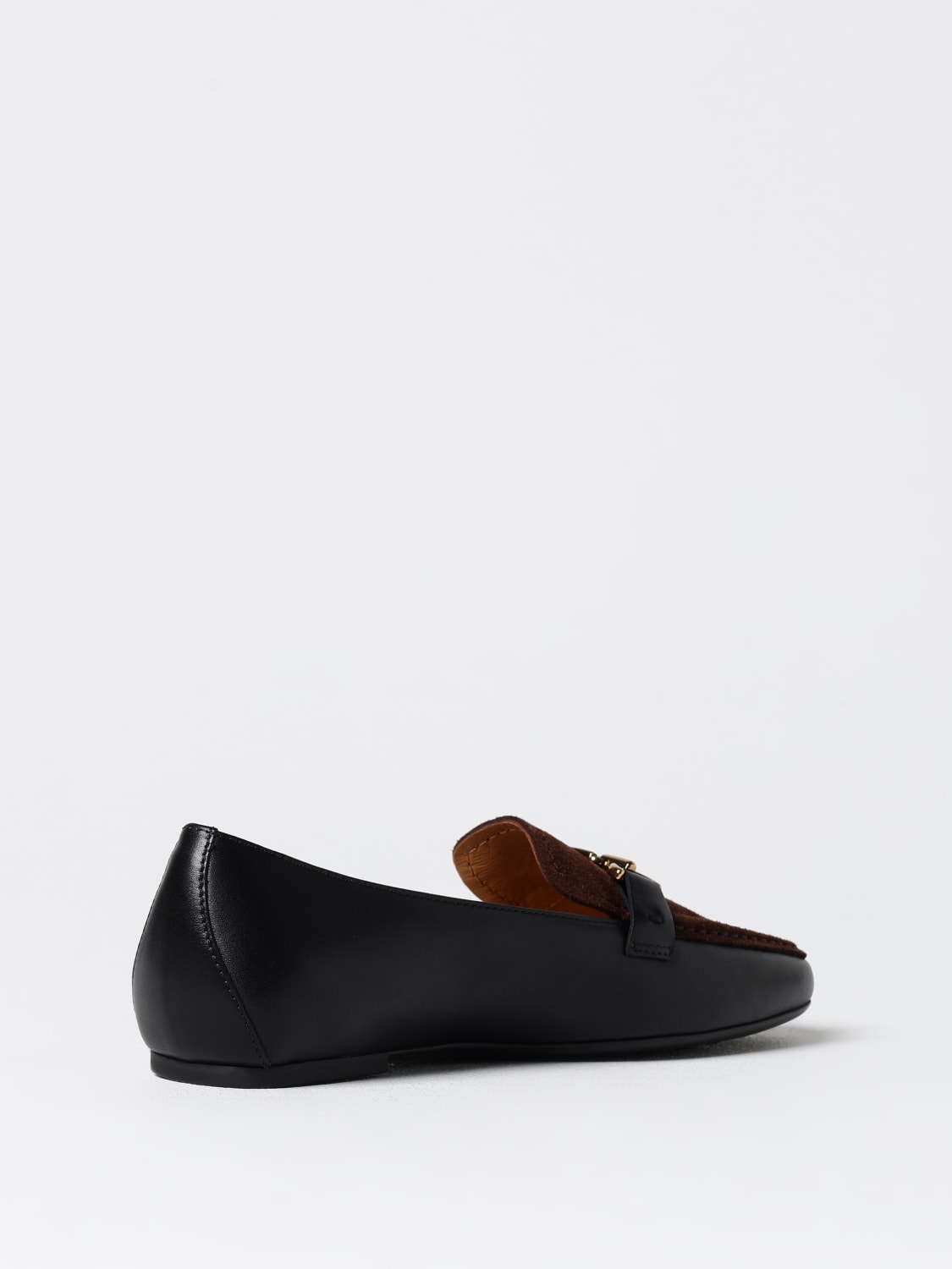 TOD'S MOCASSINS: Sandales plates femme Tod's, Noir - Img 3