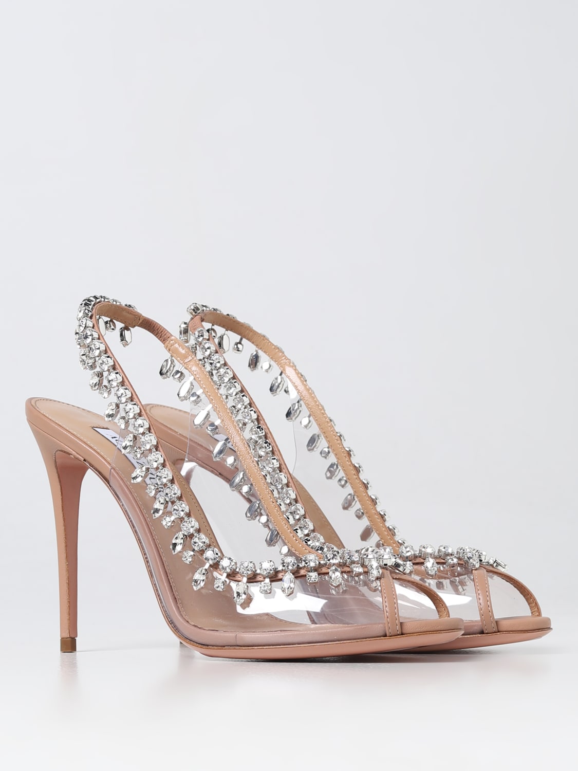 AQUAZZURA HEELED SANDALS: Heeled sandals woman Aquazzura, Pink - Img 2