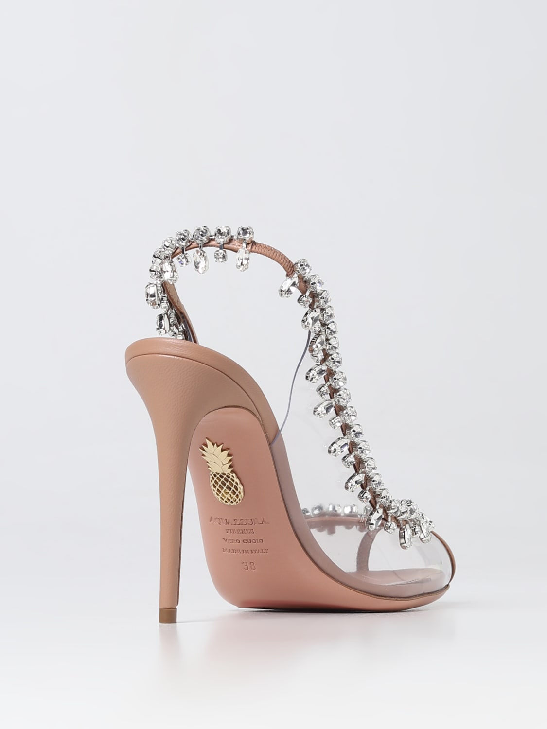 AQUAZZURA HEELED SANDALS: Heeled sandals woman Aquazzura, Pink - Img 3