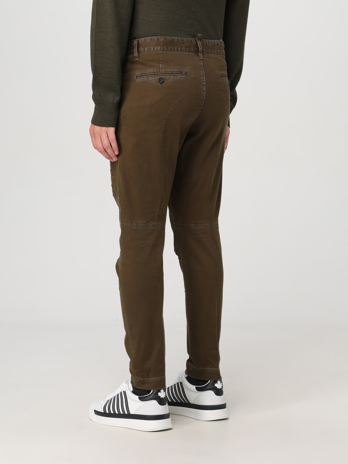 DSQUARED2 PANTS: Pants men Dsquared2, Green - Img 3