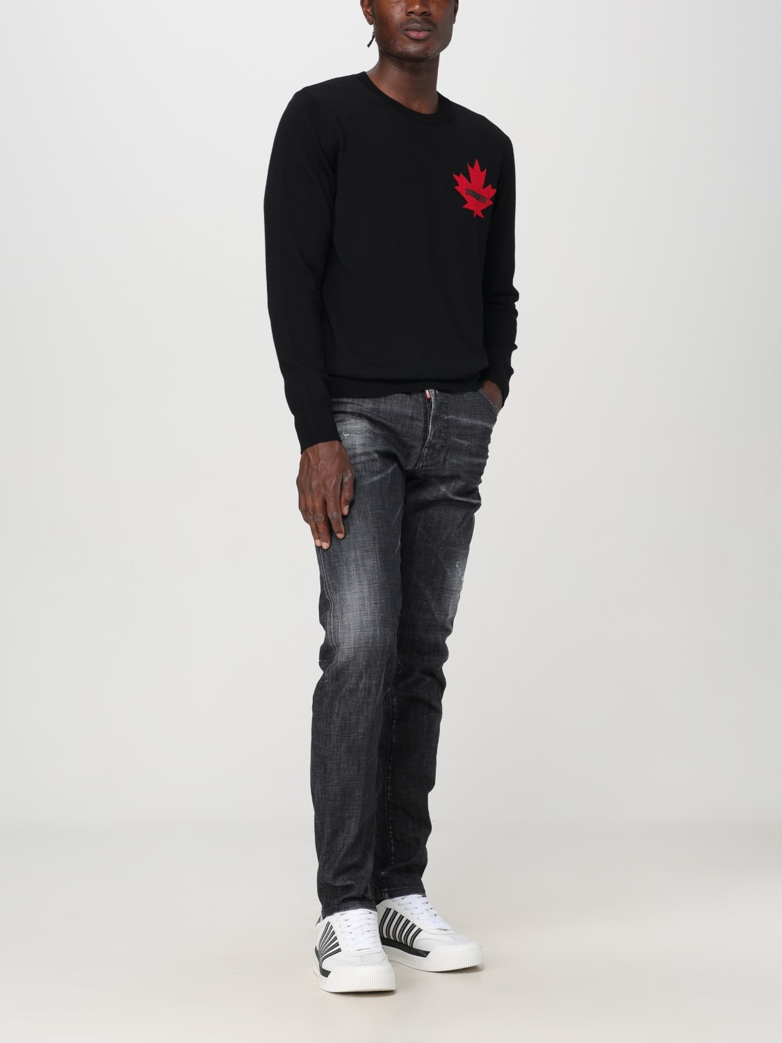 DSQUARED2 JEANS: Pants men Dsquared2, Black - Img 2