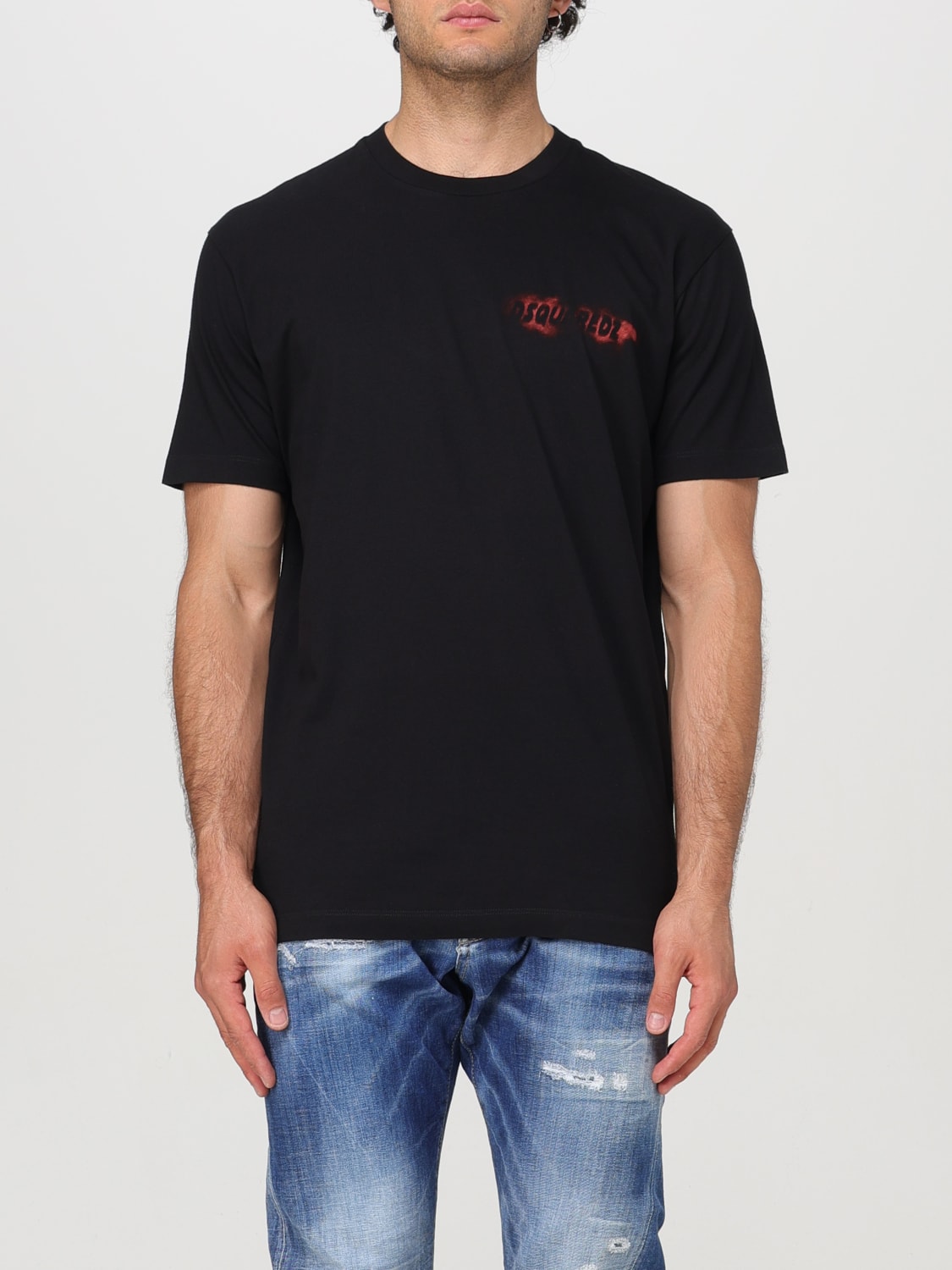 DSQUARED2 T-SHIRT: T-shirt men Dsquared2, Black - Img 1