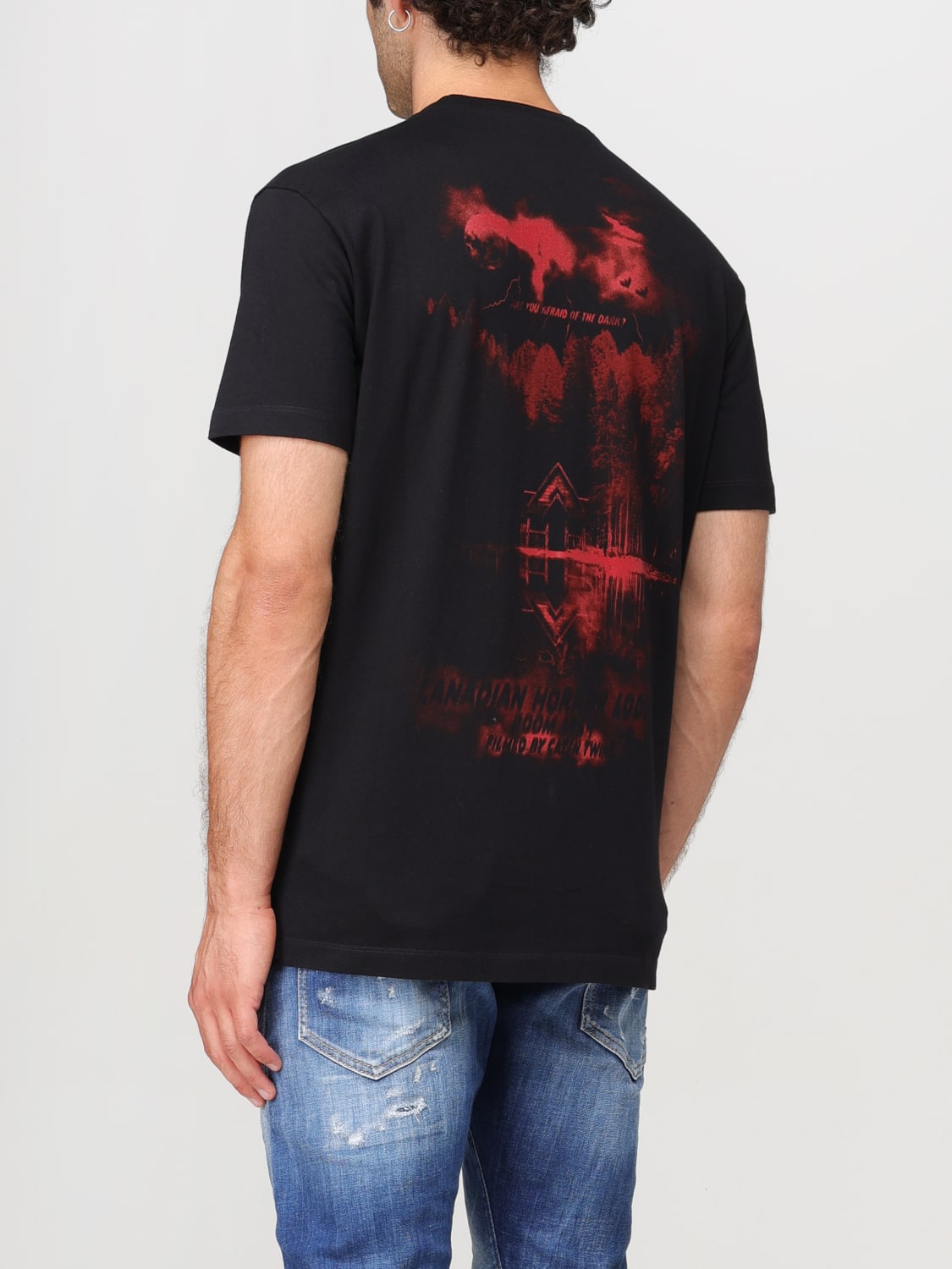 DSQUARED2 T-SHIRT: T-shirt men Dsquared2, Black - Img 3