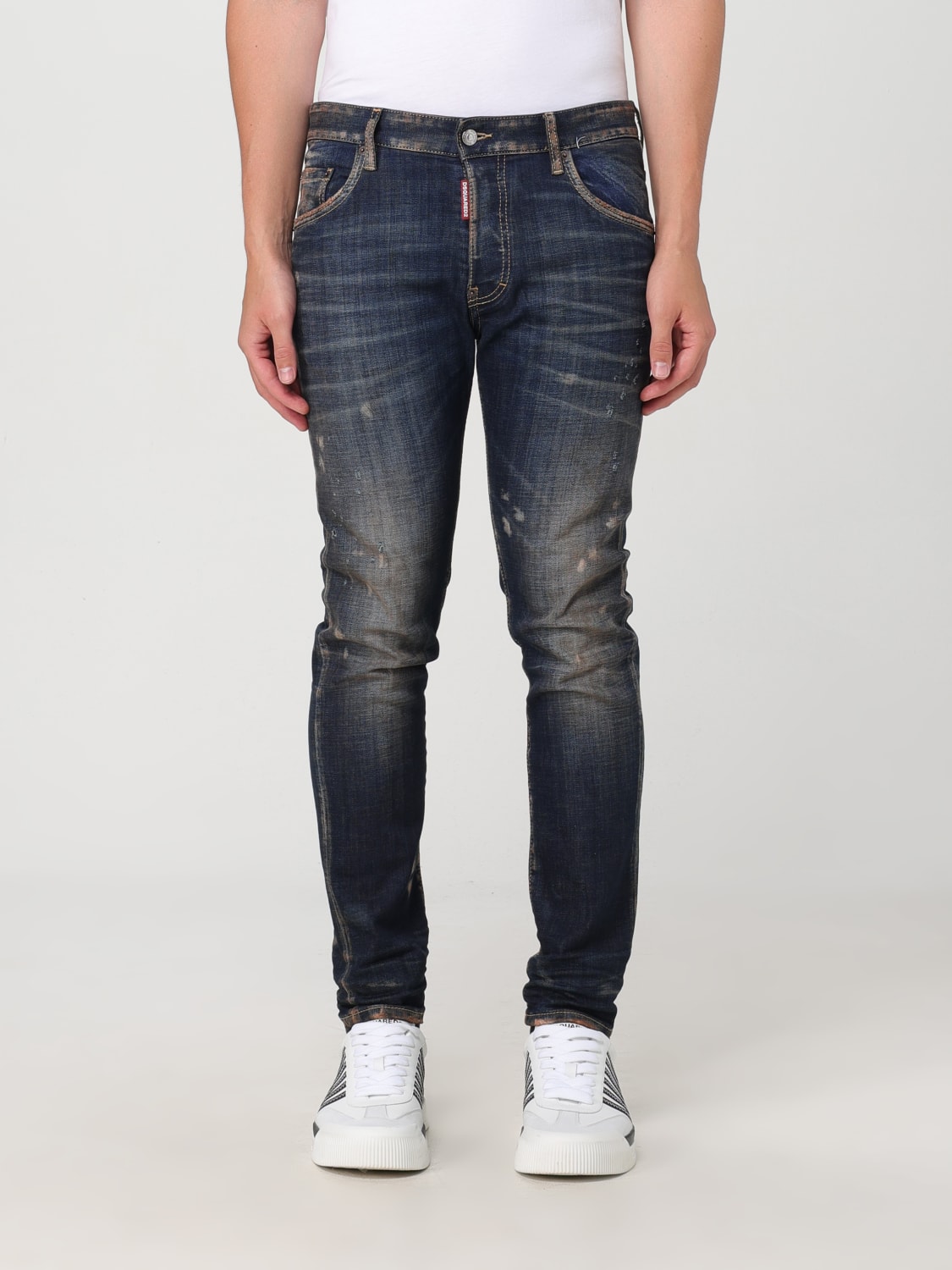 DSQUARED2 JEANS: Pants men Dsquared2, Blue - Img 1