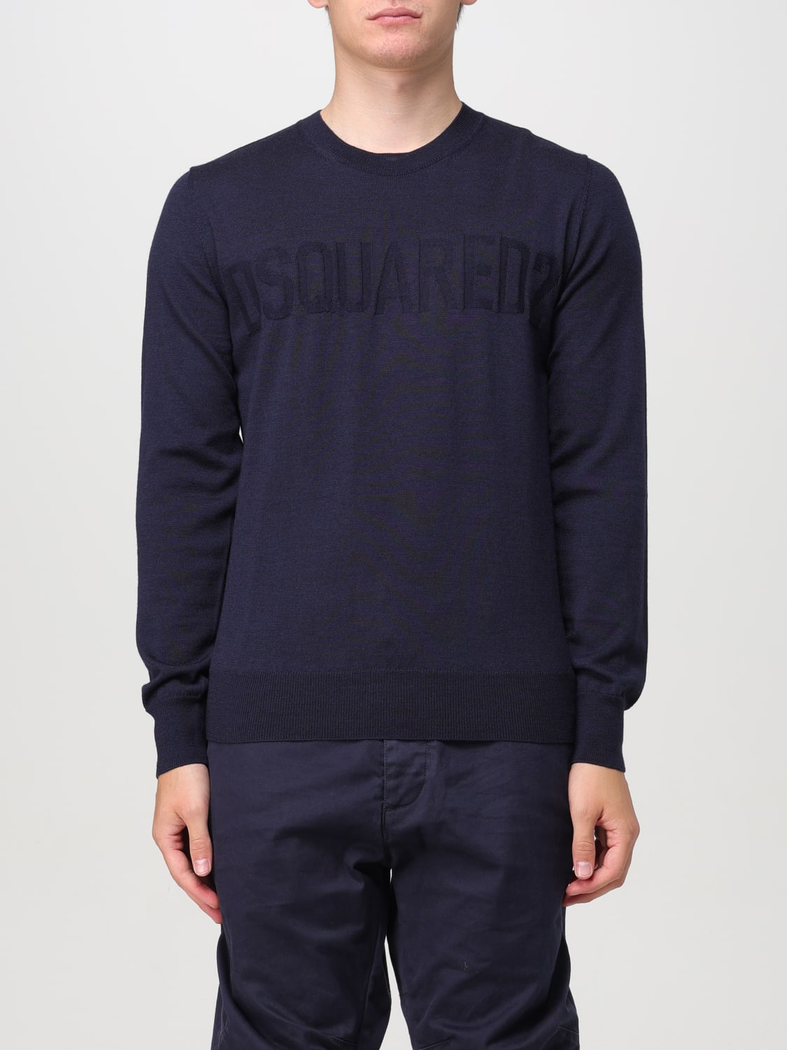 DSQUARED2 SWEATER: Sweater men Dsquared2, Blue - Img 1