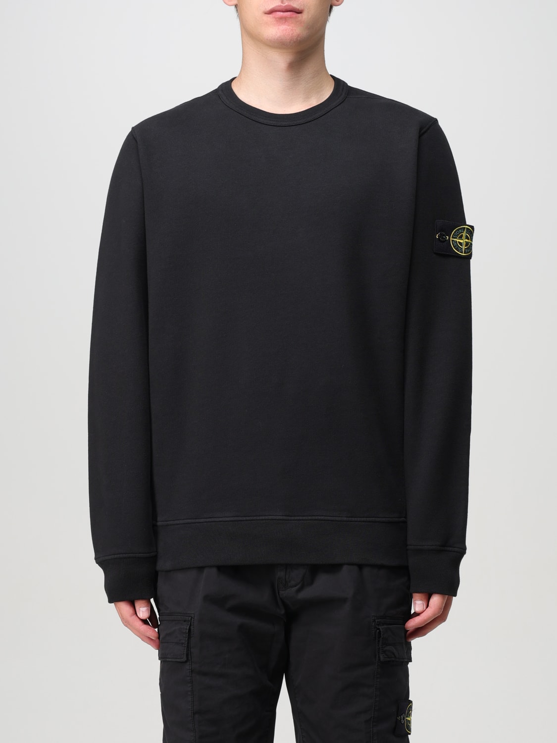 STONE ISLAND：セーター メンズ - ブラック | GIGLIO.COMオンラインのStone Island スウェットシャツ  811562420