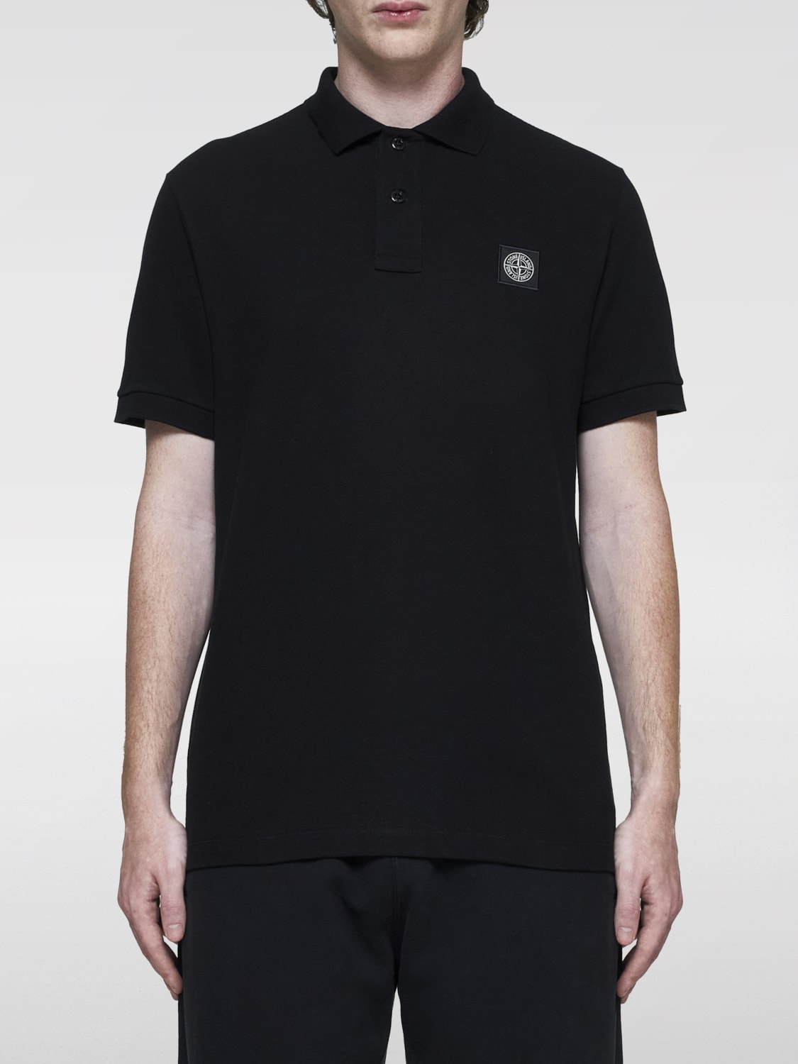 Giglio Polo basic Stone Island in cotone