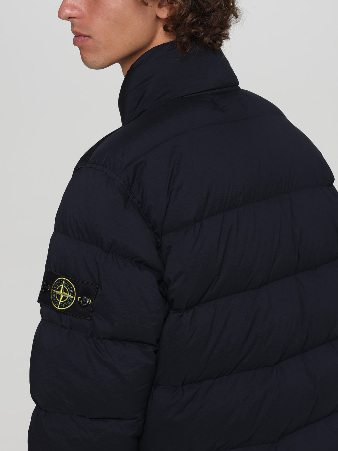 STONE ISLAND CHAQUETA: Chaqueta hombre Stone Island, Azul Oscuro - Img 5