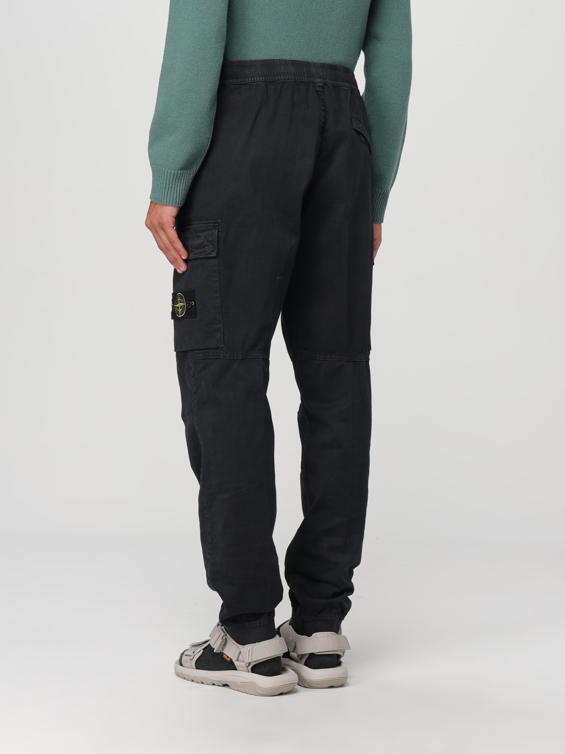 STONE ISLAND PANTALÓN: Pantalón hombre Stone Island, Negro - Img 3