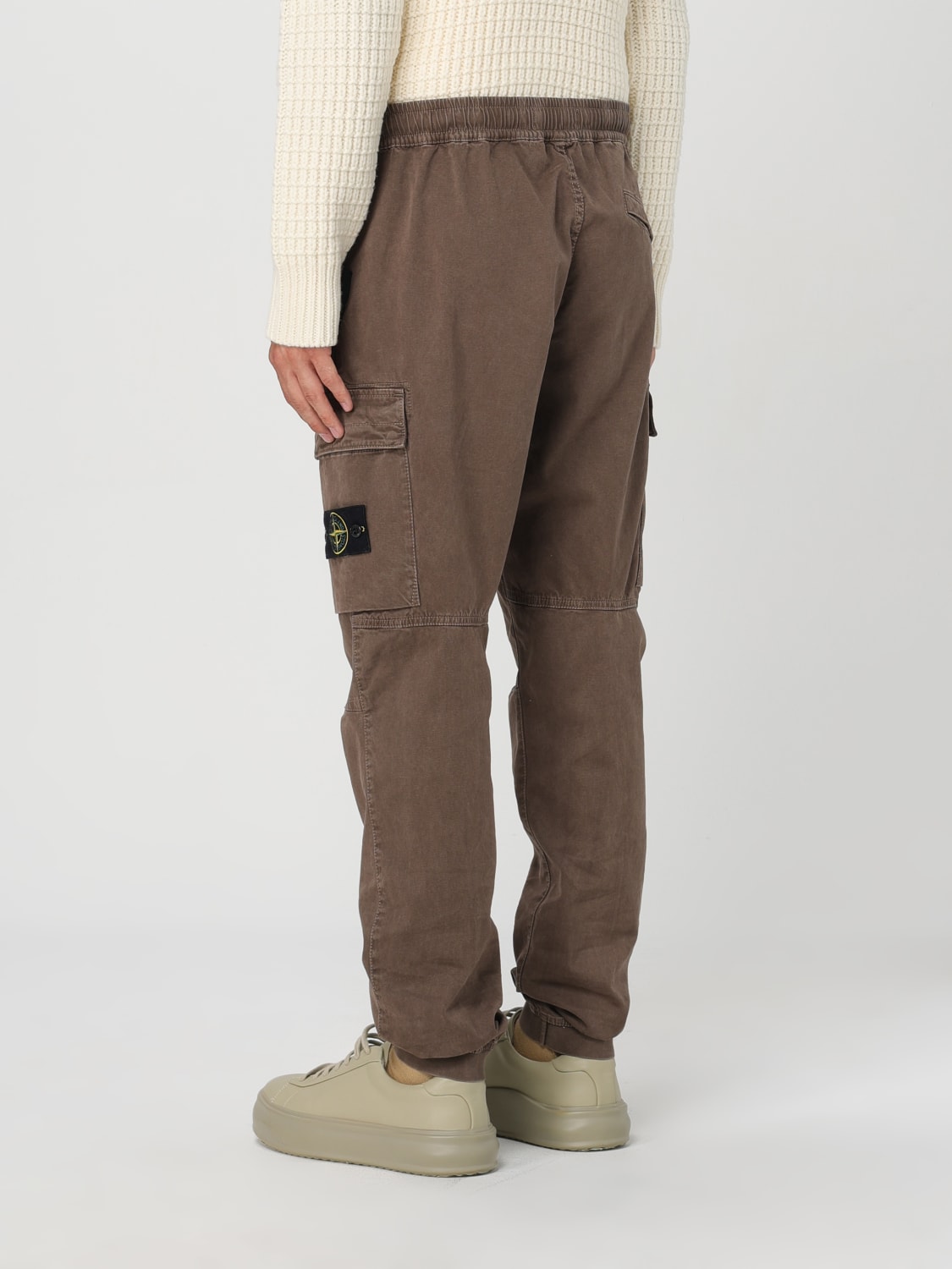 STONE ISLAND: Pants men - Mud | Stone Island pants 8115313L1 online at  GIGLIO.COM