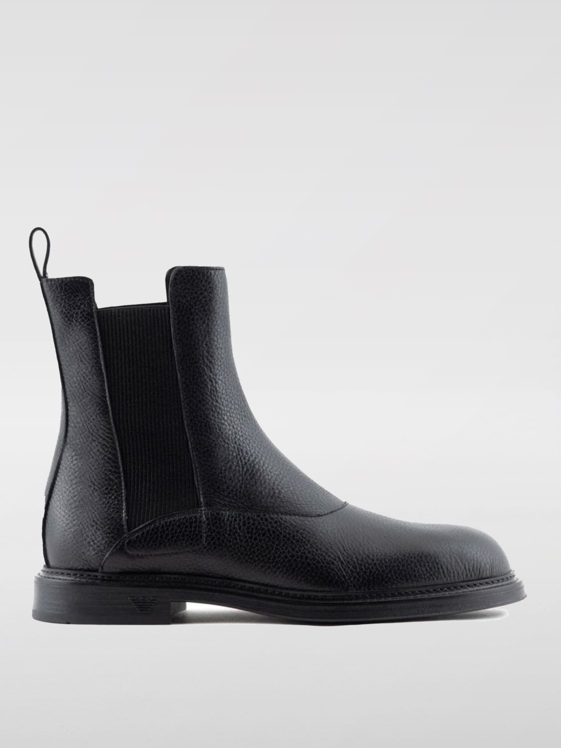 Giglio Stivaletto Emporio Armani in pelle a grana