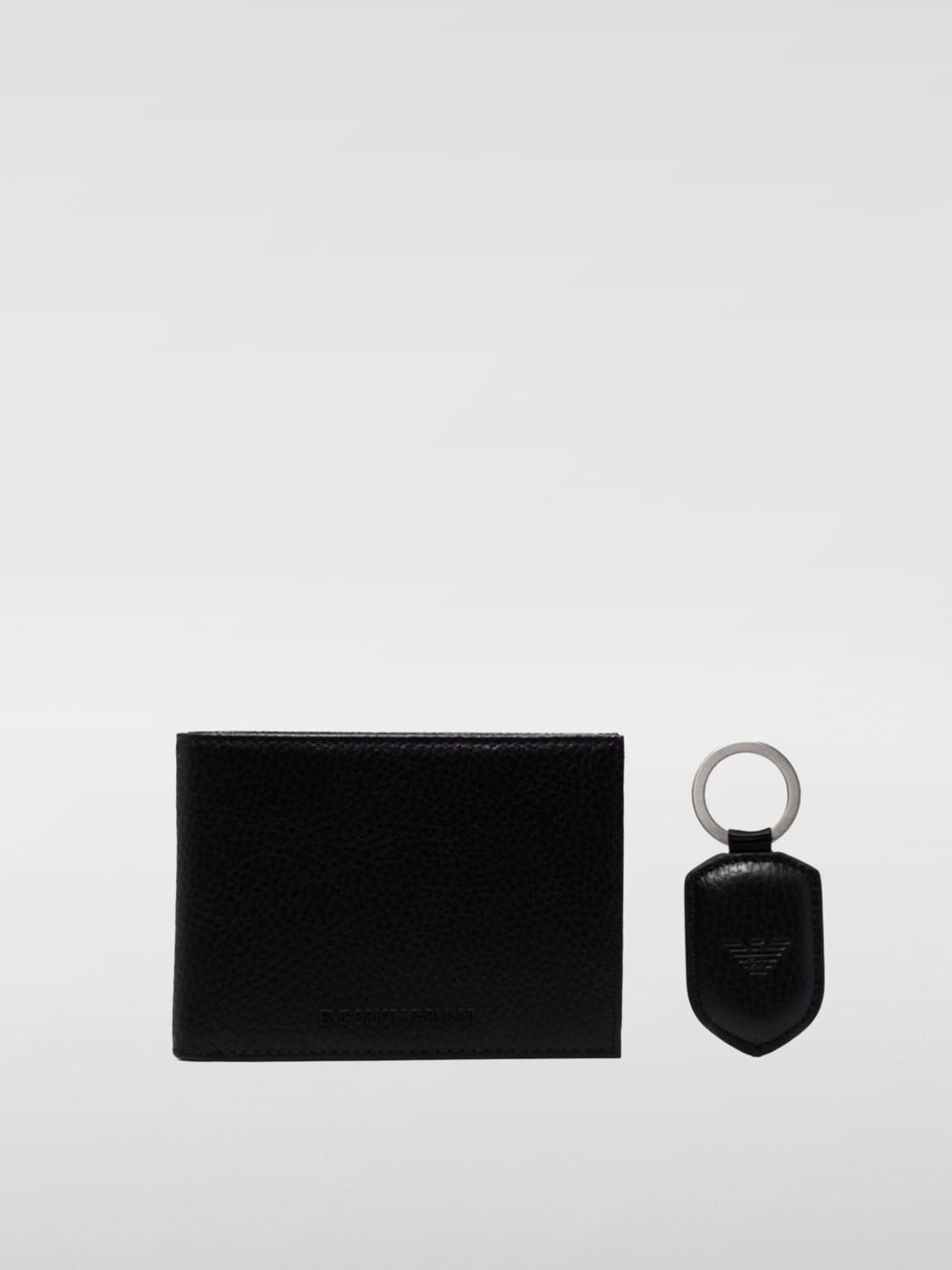 Giglio Set 2 pezzi Emporio Armani in pelle a grana