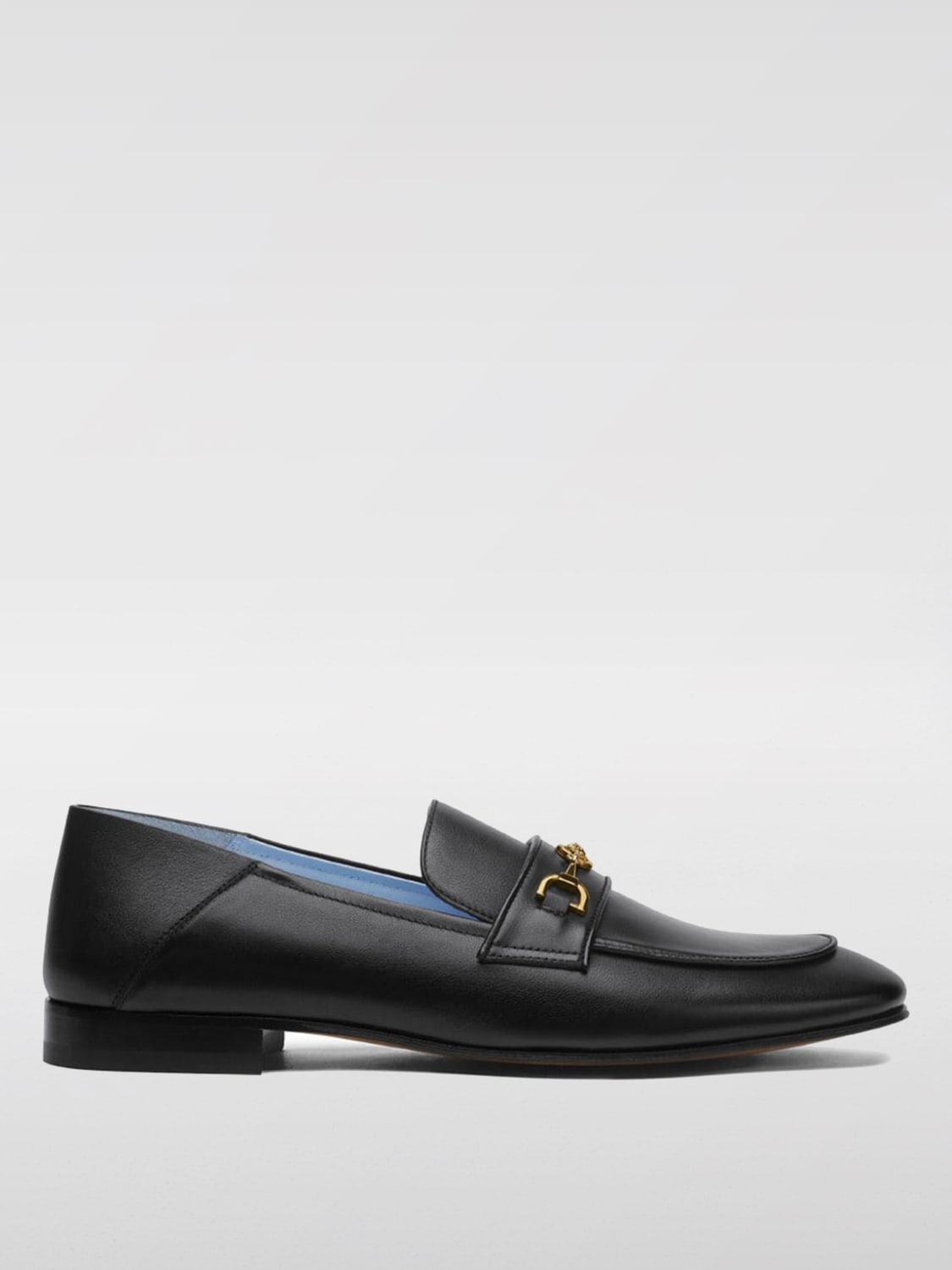 VERSACE MOCASSINI: Mocassino Versace in pelle, Nero - Img 1