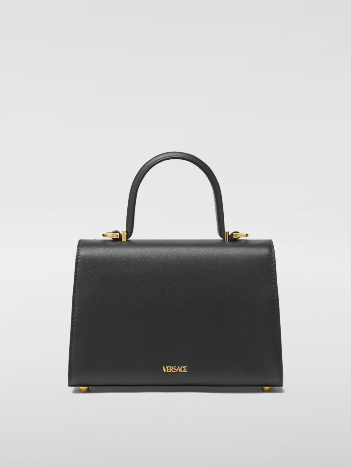 VERSACE UMHÄNGETASCHE: Schultertasche damen Versace, Schwarz - Img 3