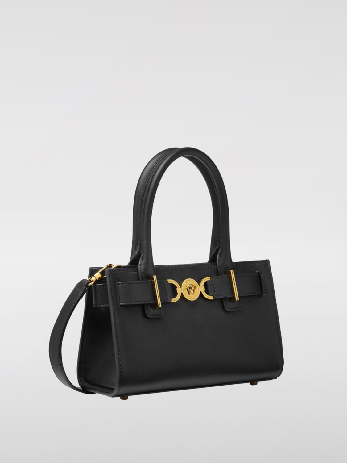 VERSACE MINI BAG: Shoulder bag woman Versace, Black - Img 3