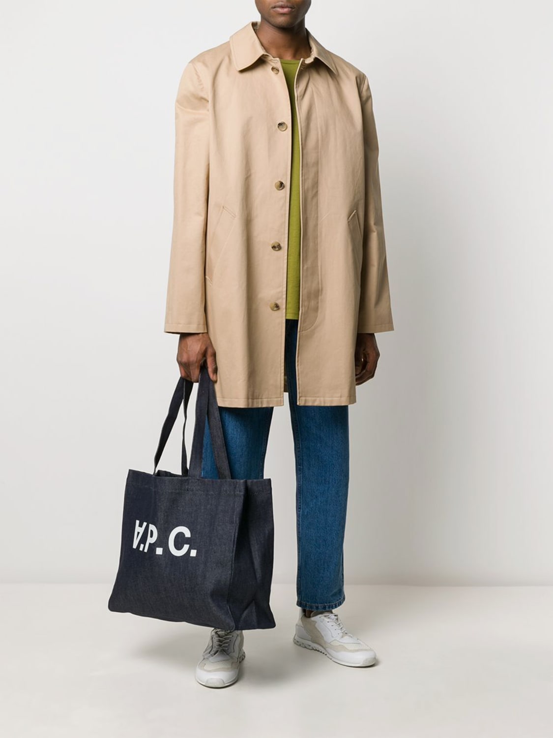 A.P.C. SCHULTERTASCHE: Schultertasche damen A.P.C., Denim - Img 2