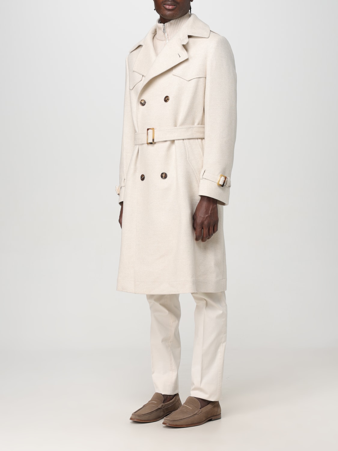 BRUNELLO CUCINELLI COAT: Coat men Brunello Cucinelli, White - Img 4