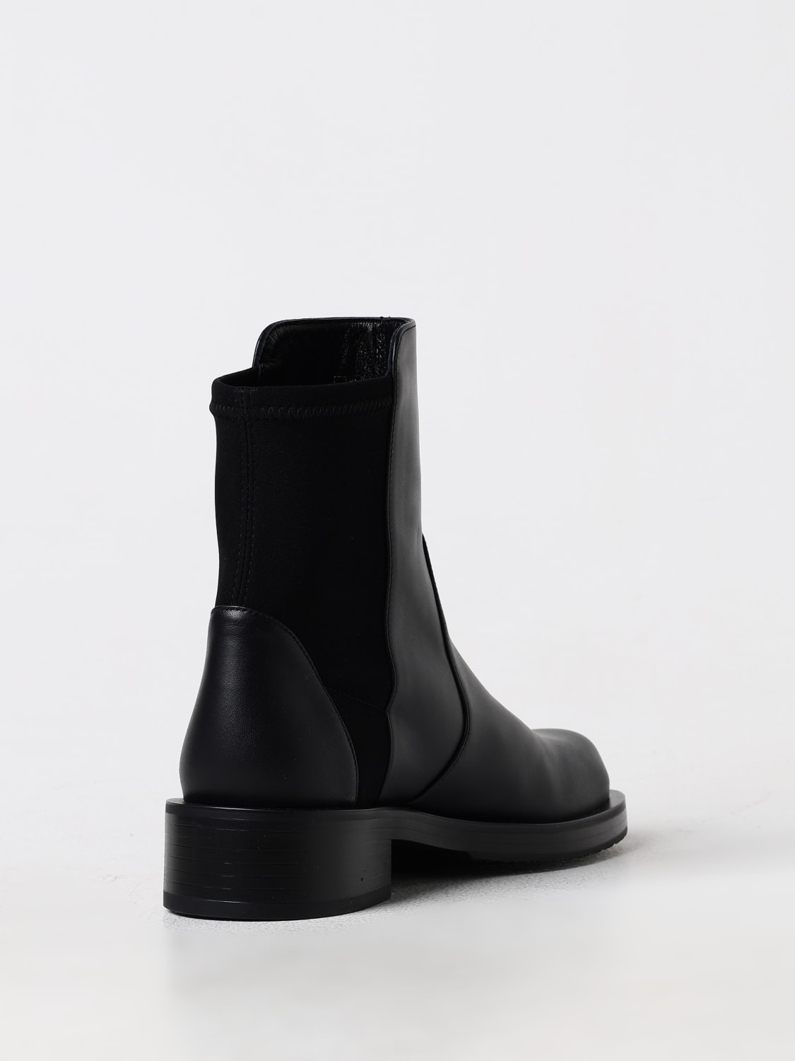 STUART WEITZMAN フラットショートブーツ: フラットショートブーツ レディース Stuart Weitzman, ブラック - Img 3