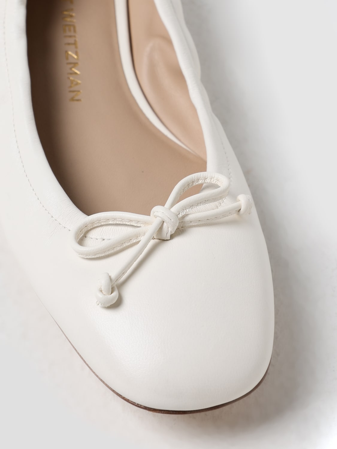 STUART WEITZMAN BALLET FLATS: Ballet flats woman Stuart Weitzman, White - Img 4