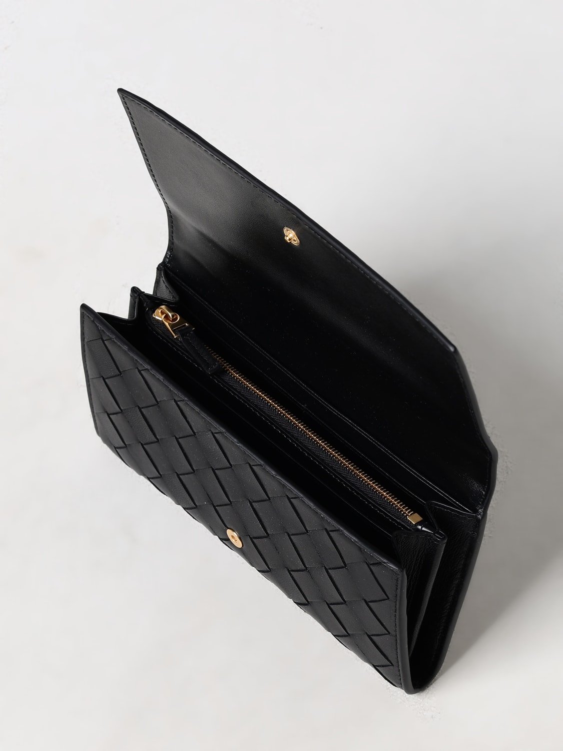 BOTTEGA VENETA WALLET: Wallet woman Bottega Veneta, Black - Img 3