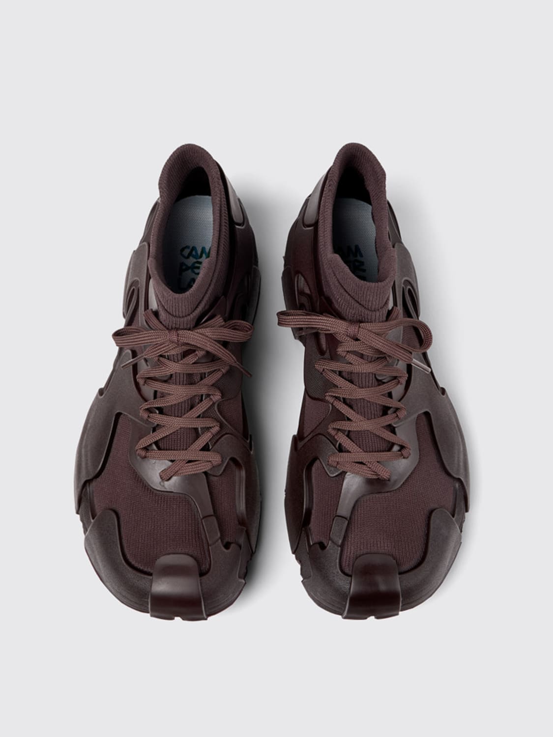 CAMPER SNEAKERS: Sneakers Tossu Camper in maglia 3D di PET riciclato , Bordeaux - Img 3