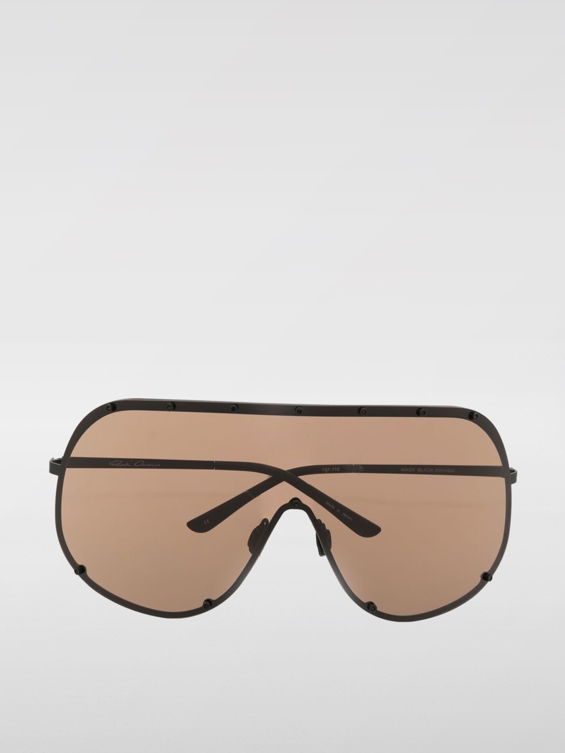 RICK OWENS GAFAS DE SOL: Gafas de sol hombre Rick Owens, Negro - Img 2