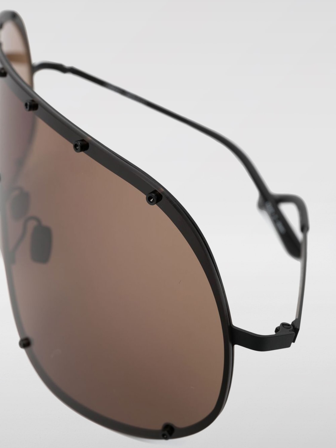 RICK OWENS GAFAS DE SOL: Gafas de sol hombre Rick Owens, Negro - Img 3