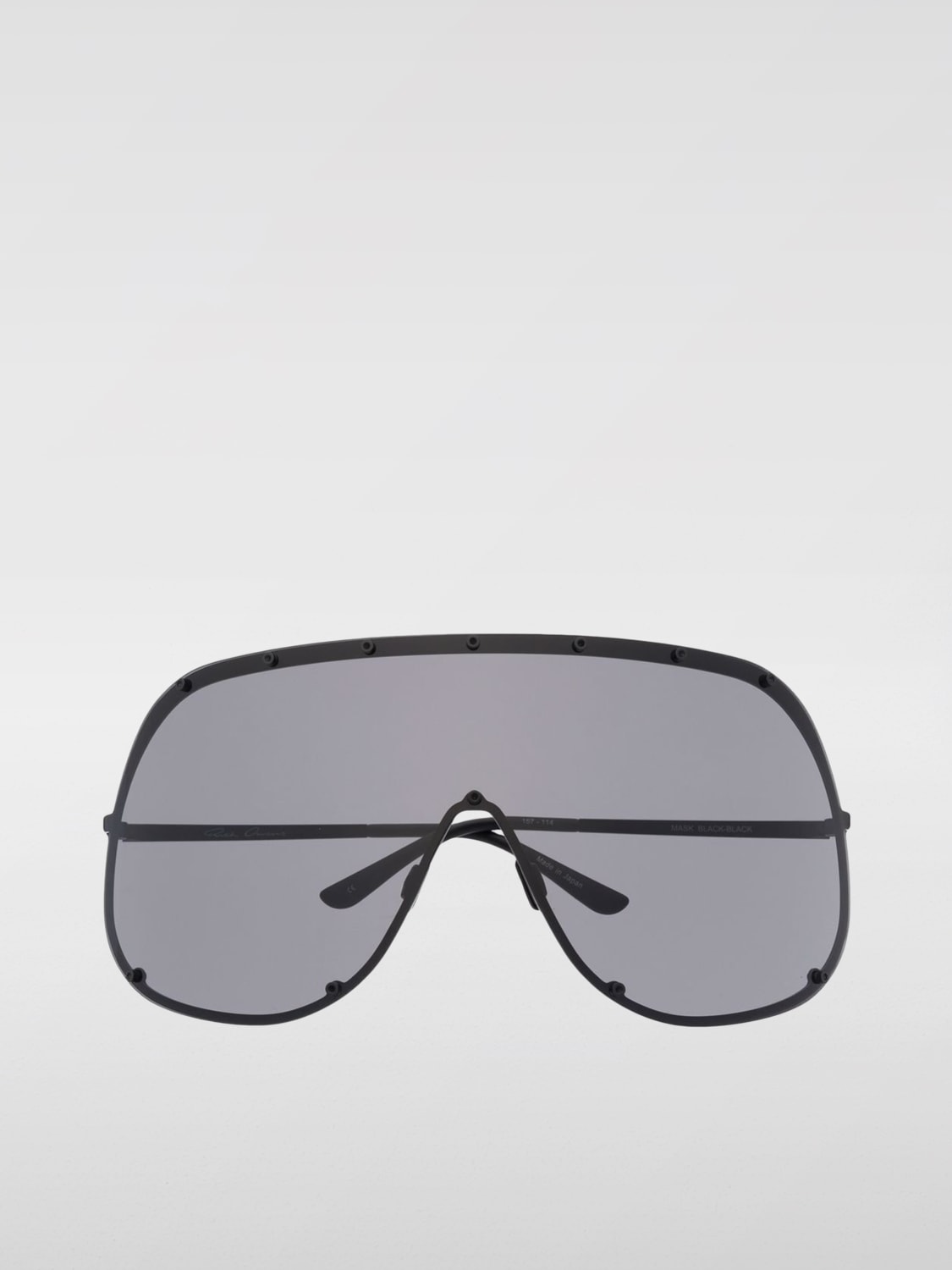 RICK OWENS SUNGLASSES: Sunglasses men Rick Owens, Black 1 - Img 2