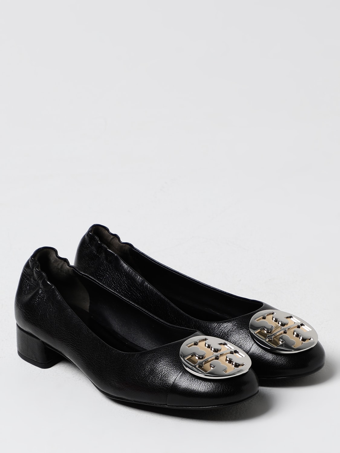 Tory burch black ballet flats on sale