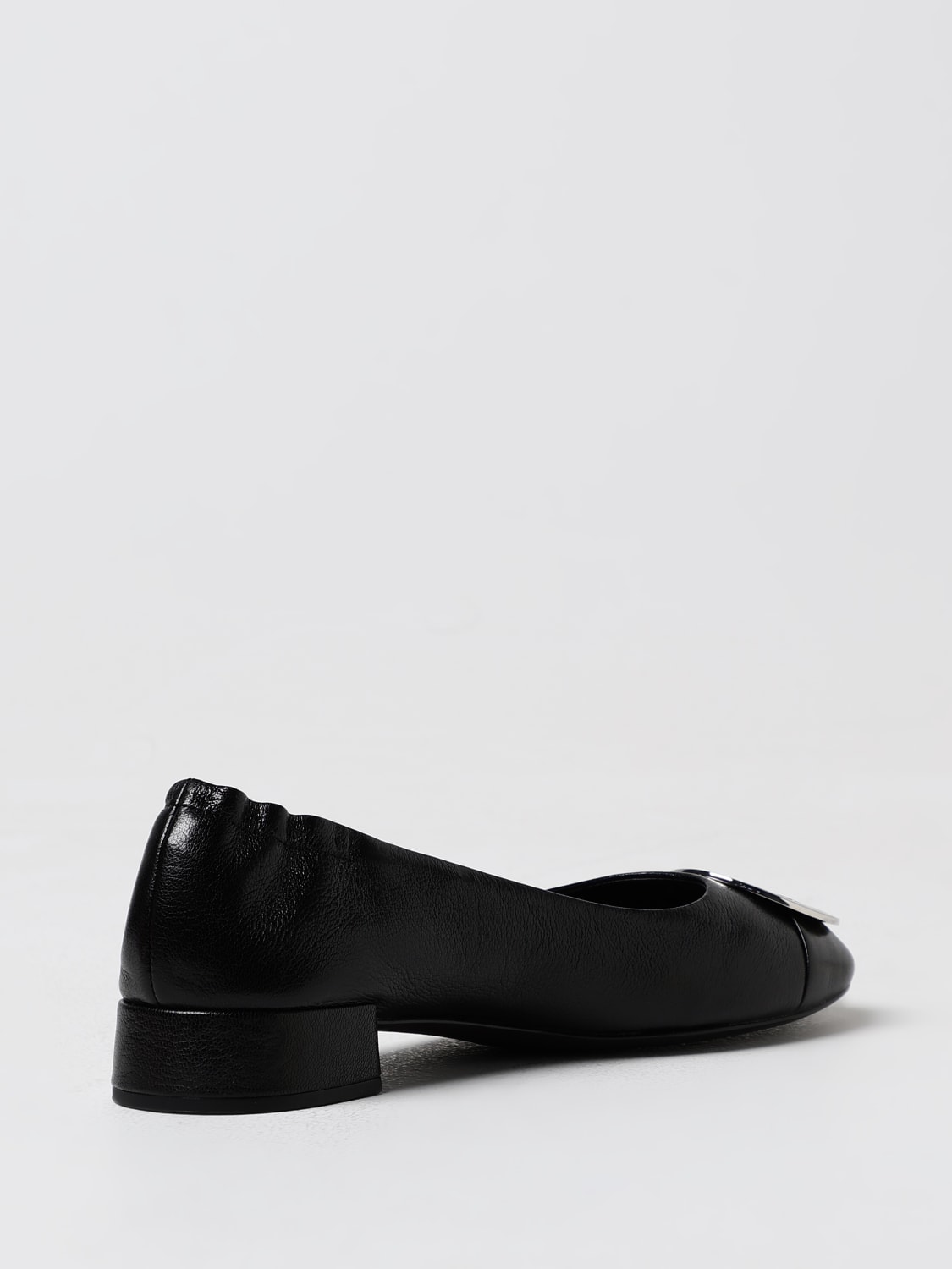 フラットシューズ TORY BURCH Woman Ballet flats Black 50393 013 Tory Burch Women's Minnie Travel Ballet Flats 50393-013