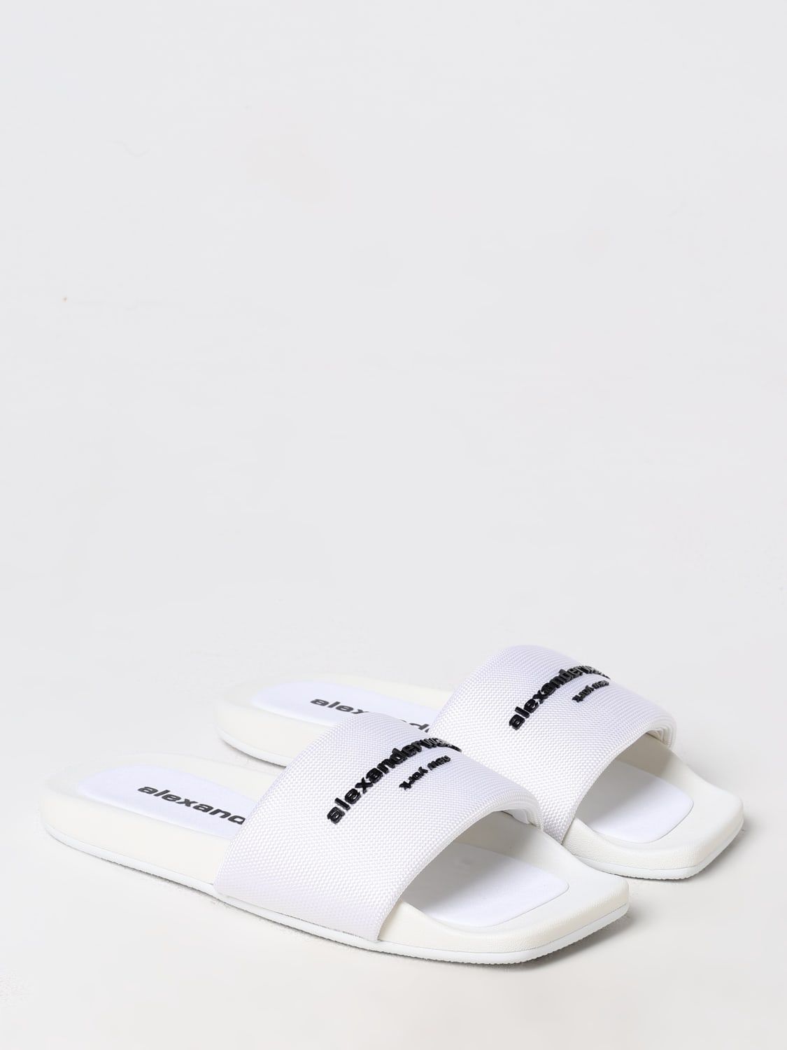 ALEXANDER WANG FLAT SANDALS: Flat sandals woman Alexander Wang, White - Img 2