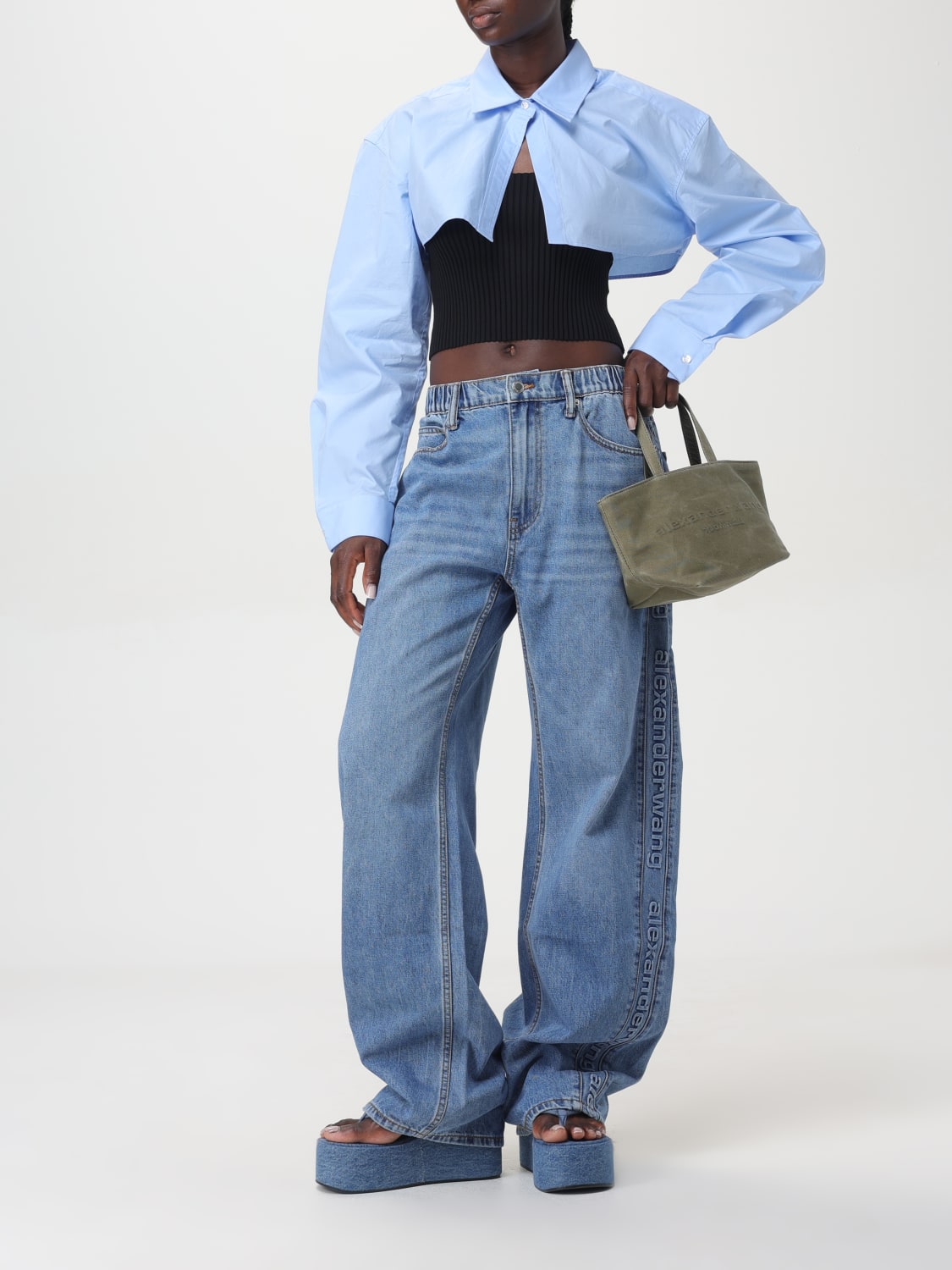 ALEXANDER WANG: Jeans woman - Blue | Alexander Wang jeans