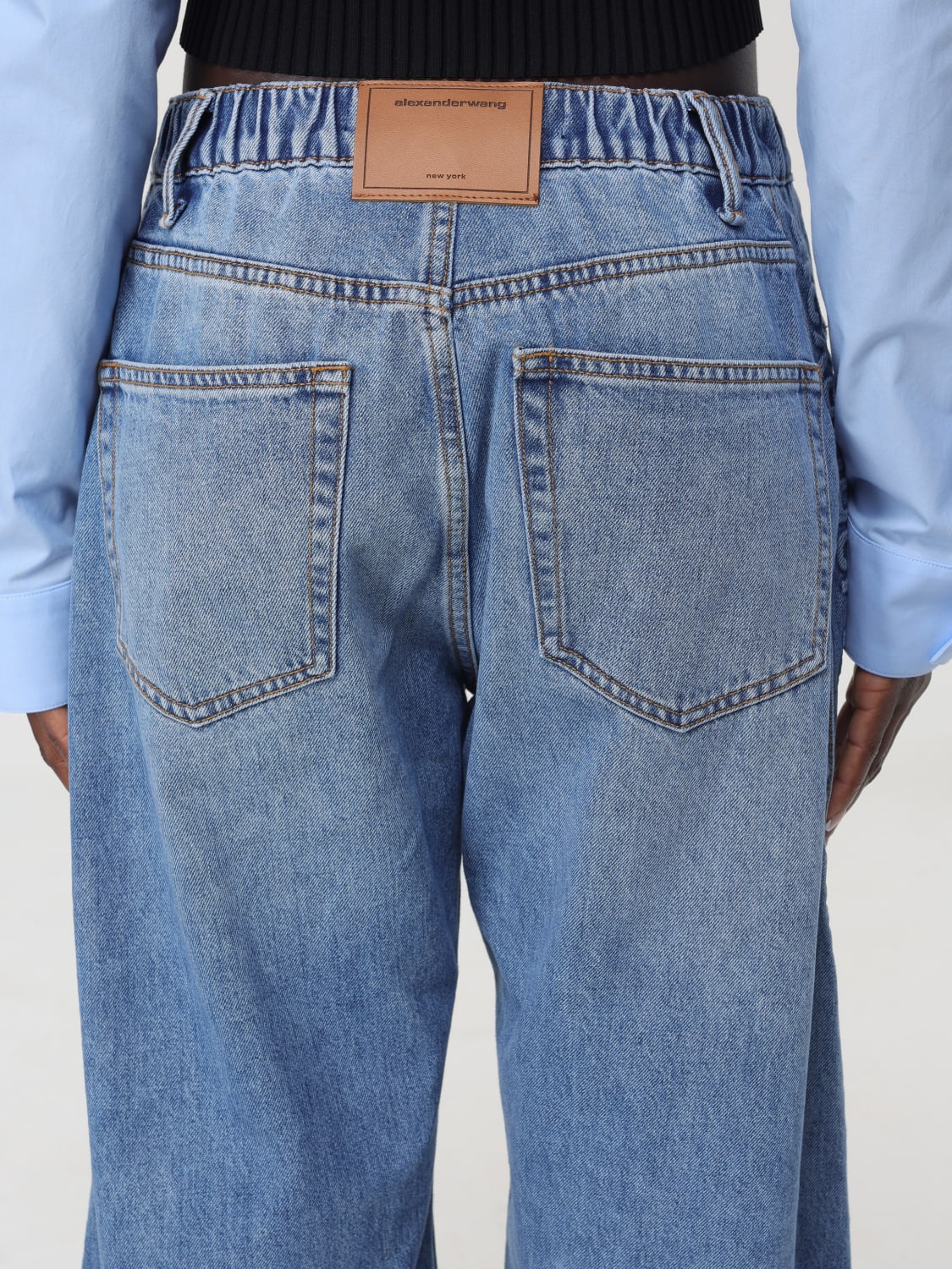 デニム・ジーパン ALEXANDER WANG Woman Jeans Denim 4DC3244397 486 ALEXANDER WANG: Jeans woman - Blue | Alexander Wang jeans
