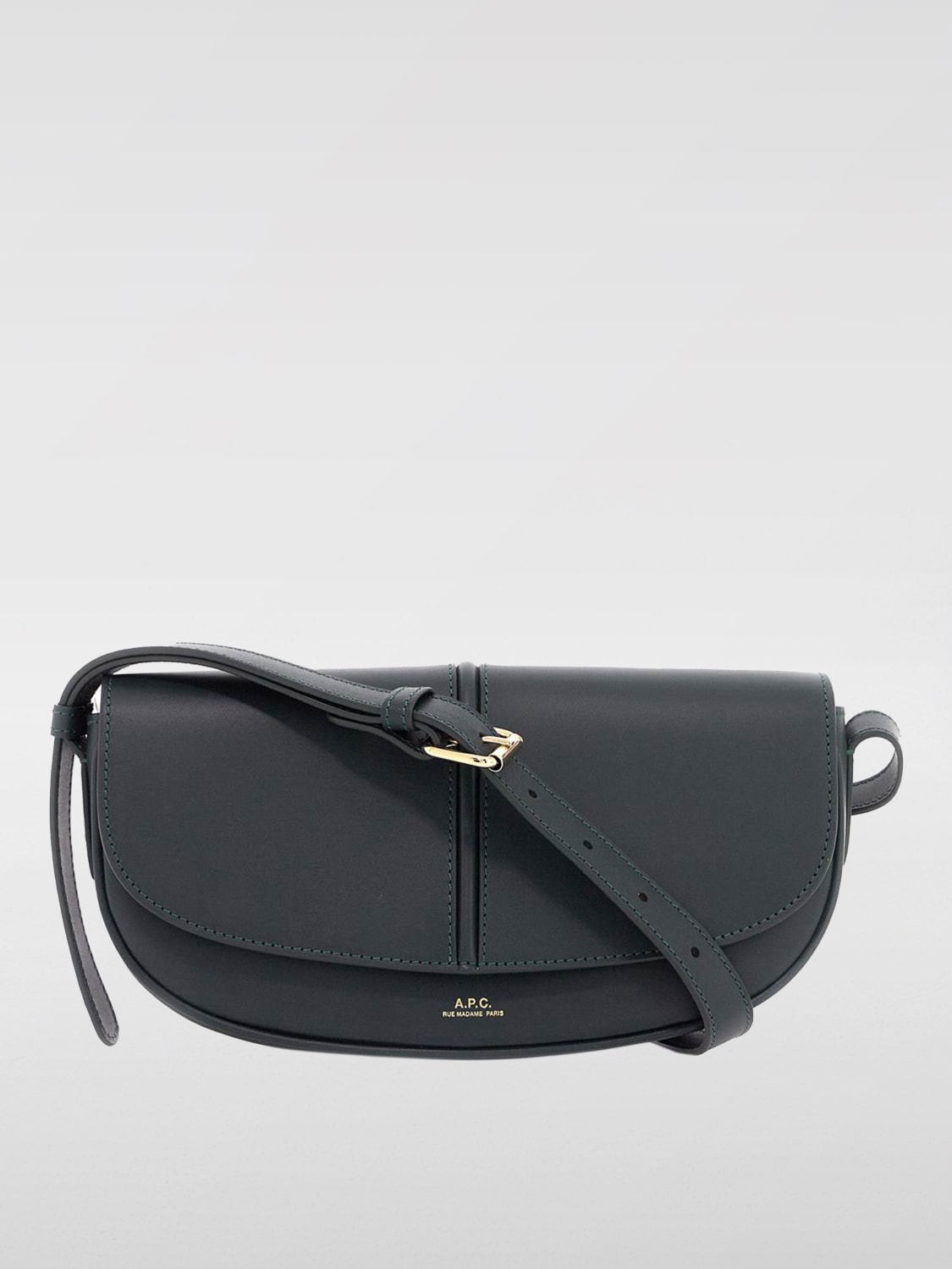 A.P.C. SHOULDER BAG: Shoulder bag woman A.P.C., Green - Img 1