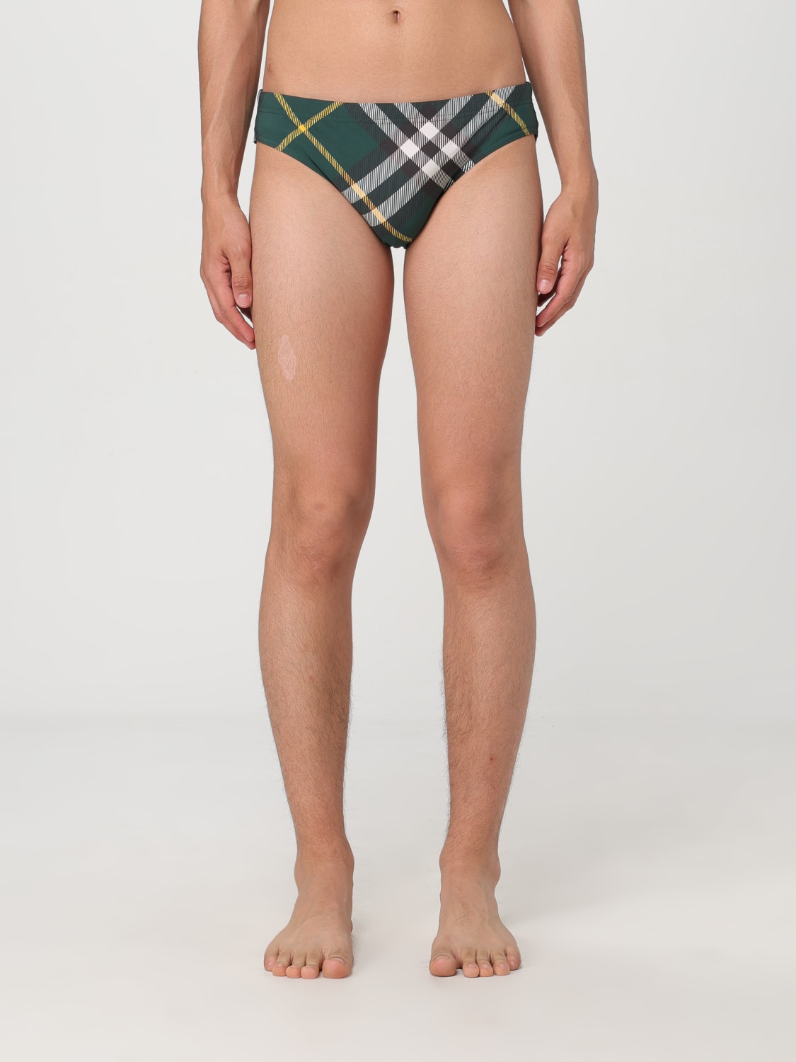 BURBERRY SWIMSUIT: Swimsuit men Burberry, Green - Img 1