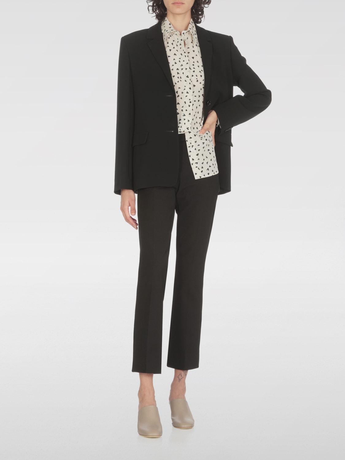 'S MAX MARA AMERICANA: Chaqueta mujer 's Max Mara, Negro - Img 2