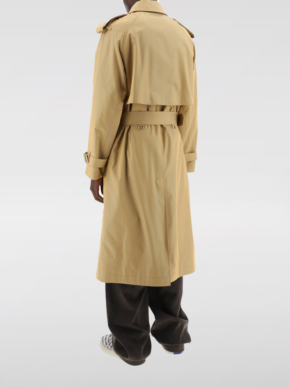 BURBERRY TRENCH COAT: Coat men Burberry, Beige - Img 2