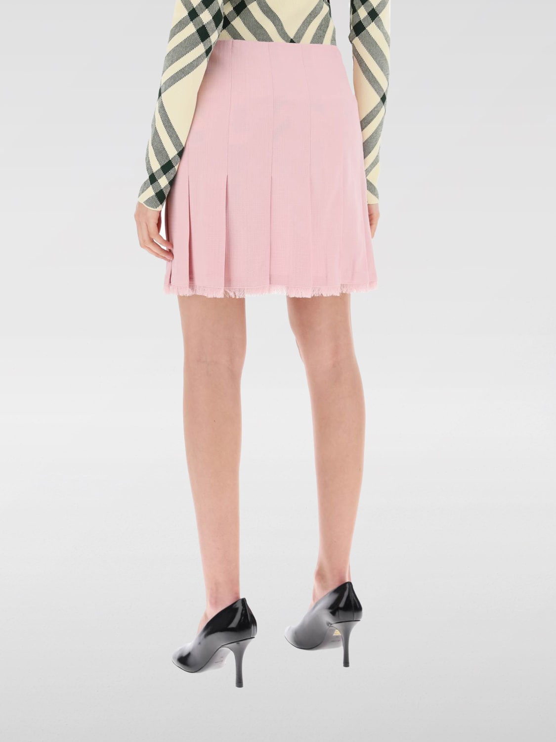 BURBERRY SKIRT: Skirt woman Burberry, Pink - Img 2