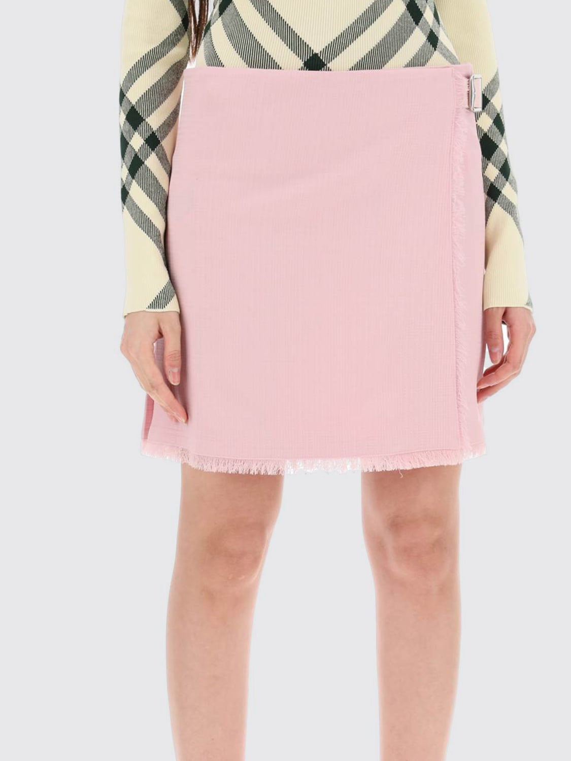 BURBERRY SKIRT: Skirt woman Burberry, Pink - Img 3