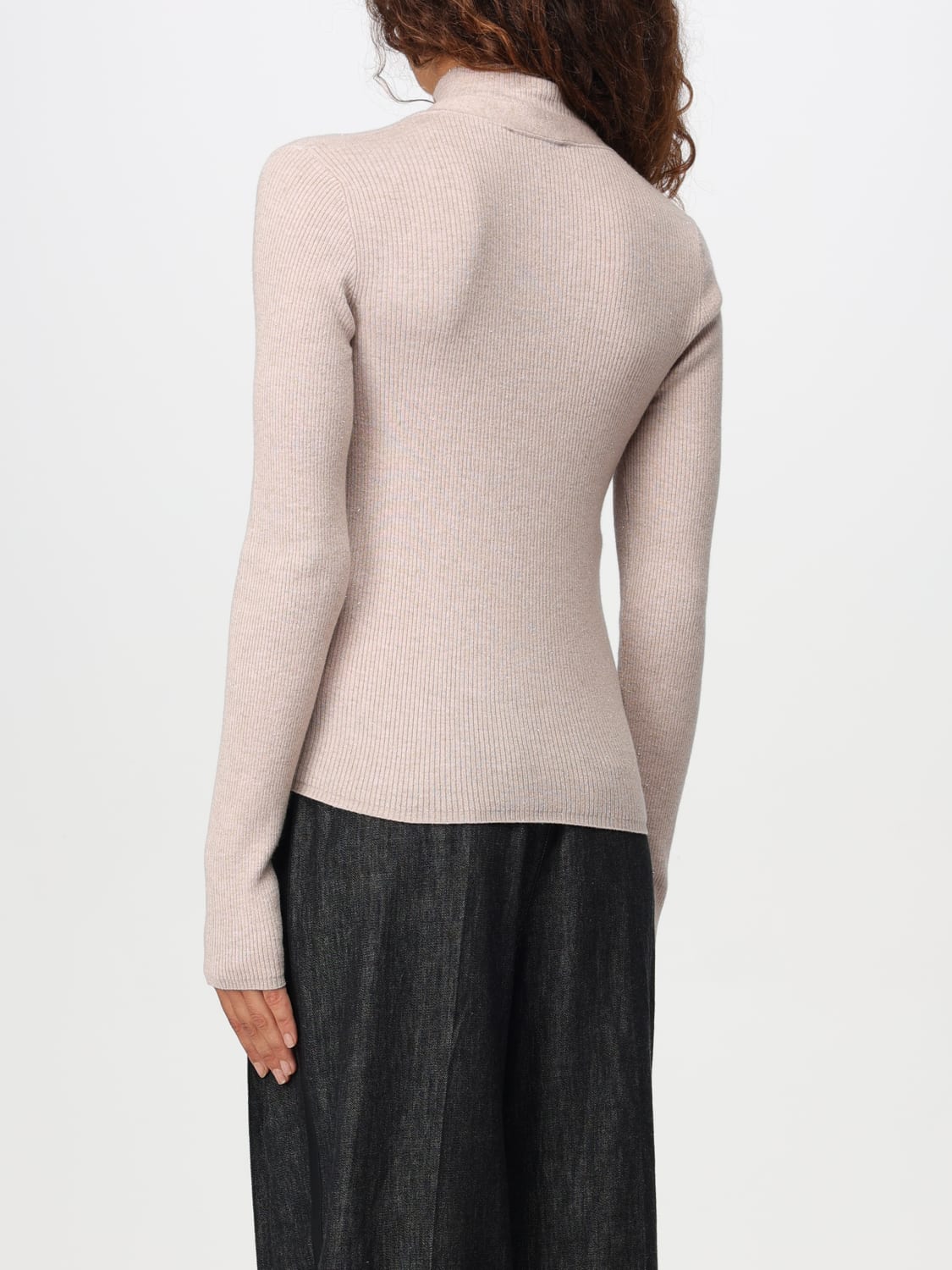 BRUNELLO CUCINELLI CARDIGAN: Sweater woman Brunello Cucinelli, Pink - Img 3