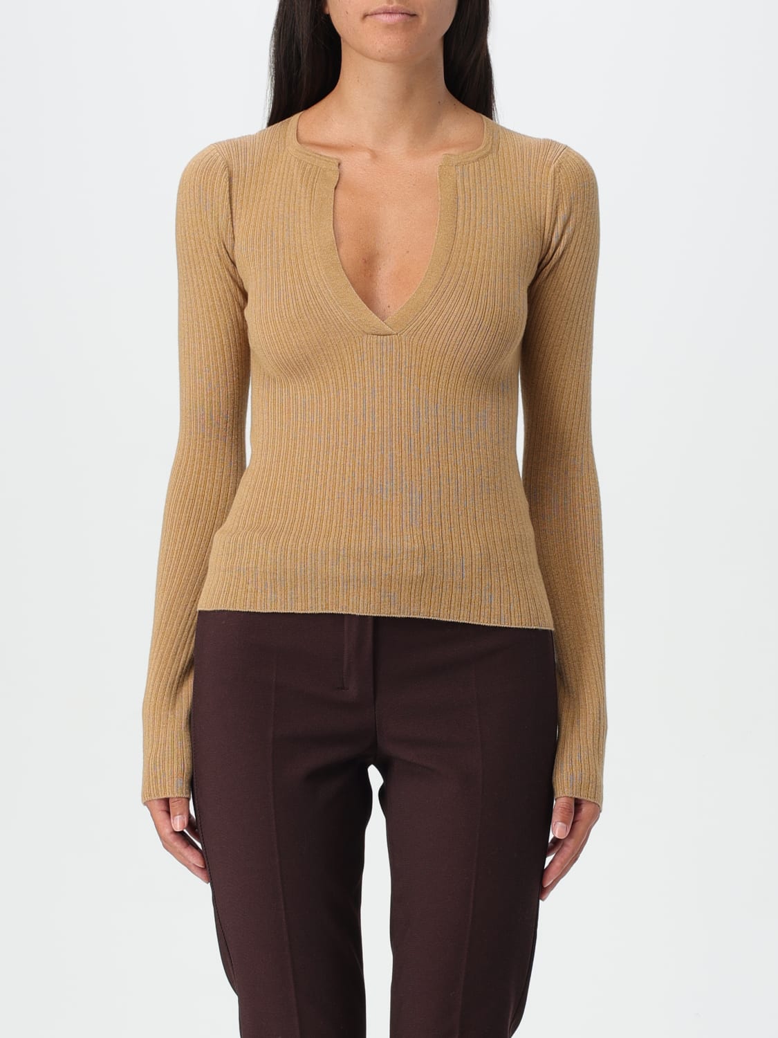 MAX MARA SWEATER: Sweater woman Max Mara, Beige - Img 1