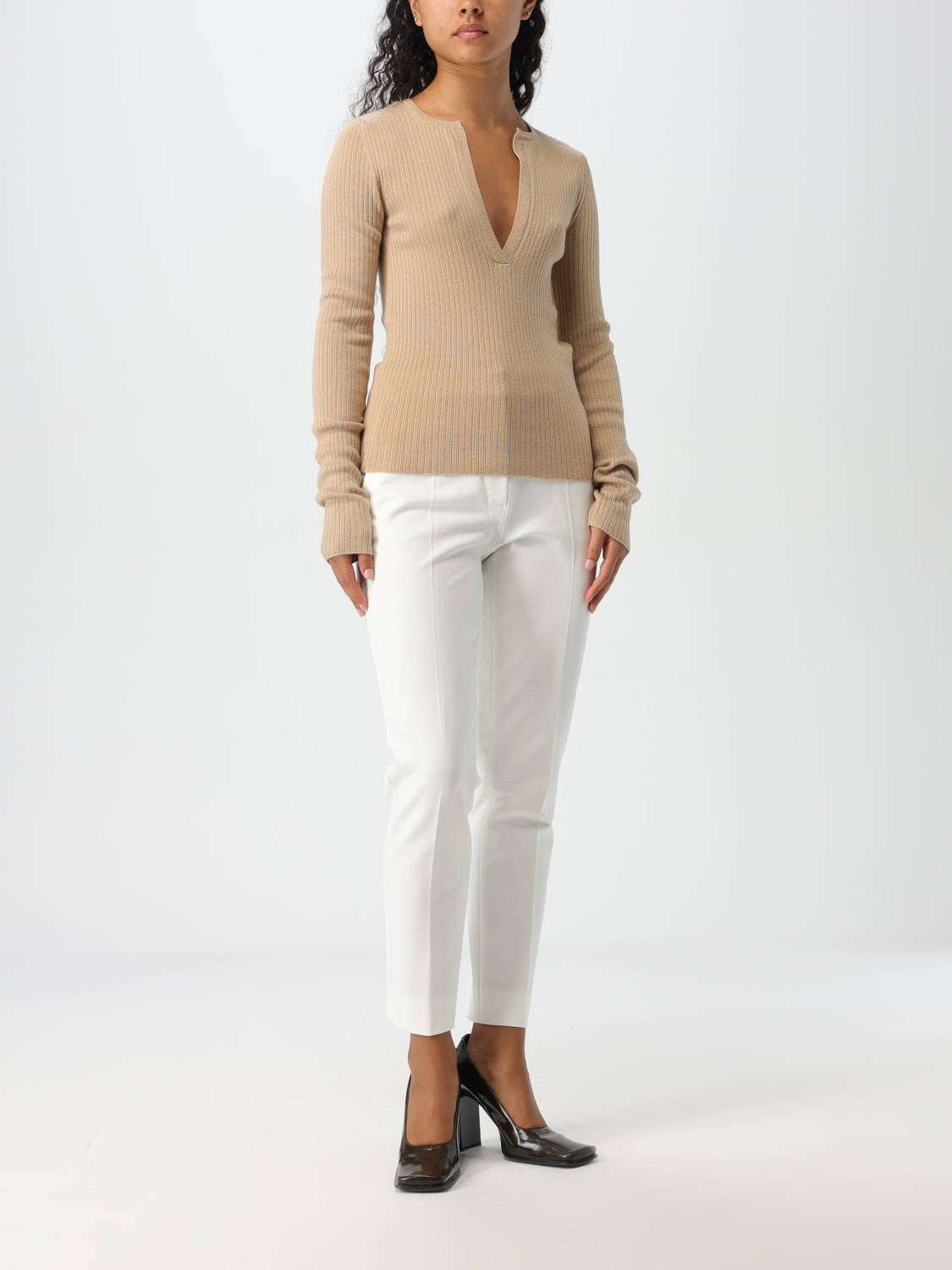 MAX MARA SWEATER: Sweater woman Max Mara, Sand - Img 2