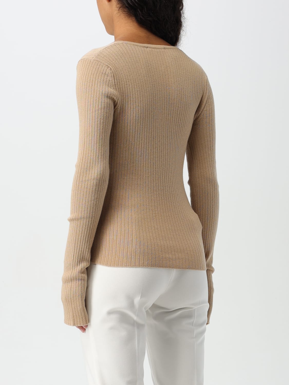 MAX MARA SWEATER: Sweater woman Max Mara, Sand - Img 3