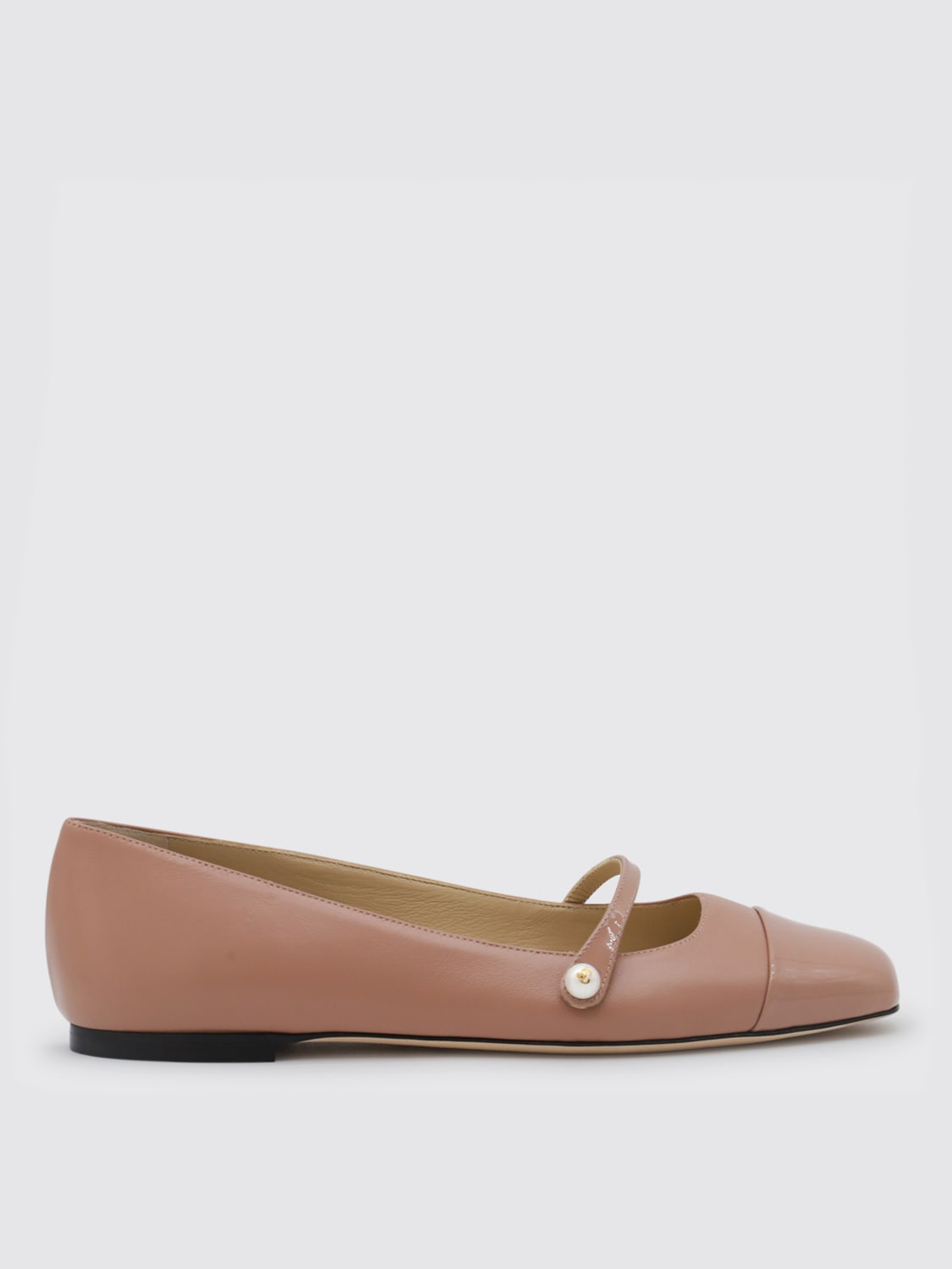 JIMMY CHOO BALLET FLATS: Shoes woman Jimmy Choo, Pink - Img 1