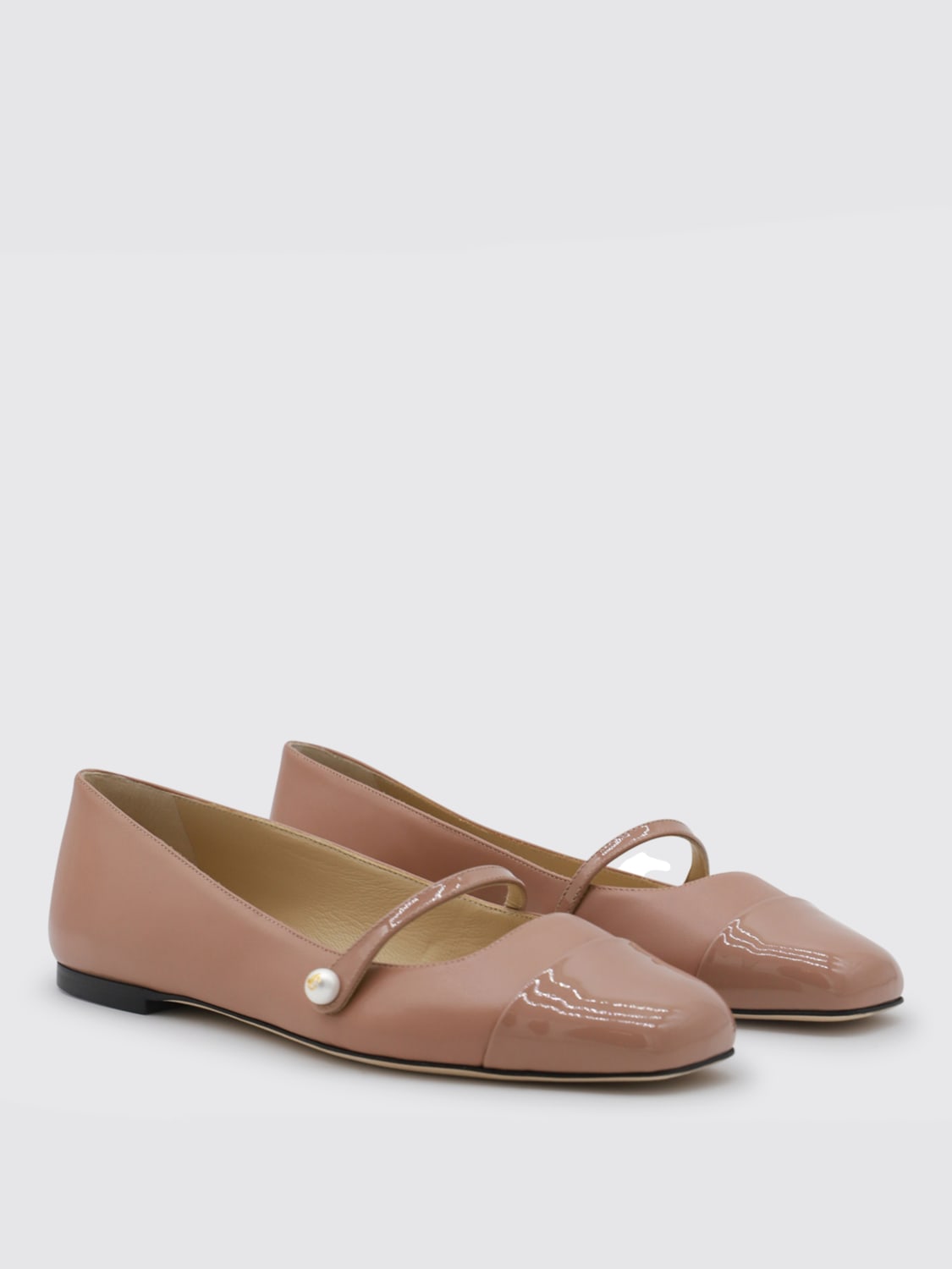 JIMMY CHOO BALLET FLATS: Shoes woman Jimmy Choo, Pink - Img 2