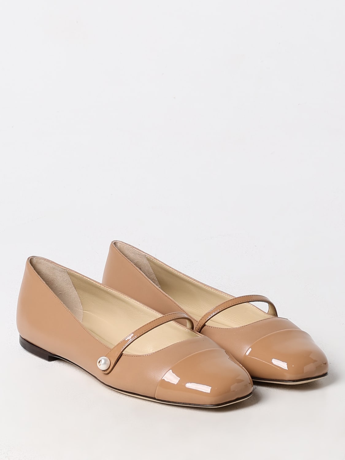 JIMMY CHOO BALLERINES: Chaussures femme Jimmy Choo, Biscuit - Img 2